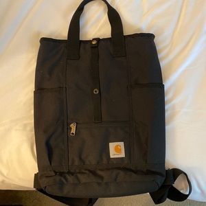 Carhartt Legacy Women's Hybrid Convertible Backpack Tote Bag, Black
